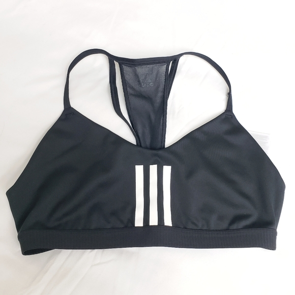 Adidas Women's All Me 3-Stripes Mesh Bra-M|NWOT